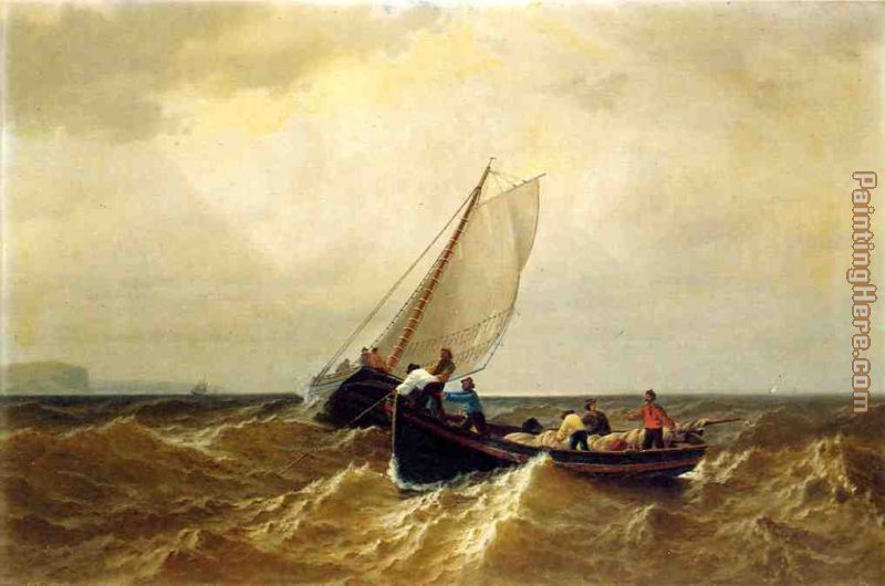 William Bradford Fishing Boat in the Bay of Fundy